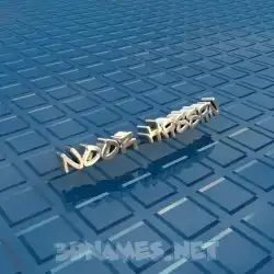 noor hassan in Blue Bling style - 3D name wallpaper