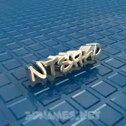 ntsako in Blue Bling style - 3D name wallpaper