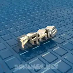 pakie in Blue Bling style - 3D name wallpaper