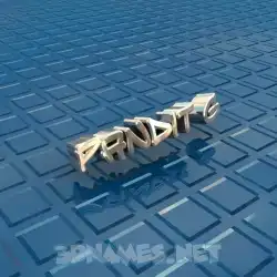 pandit g in Blue Bling style - 3D name wallpaper