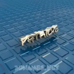 patricis in Blue Bling style - 3D name wallpaper