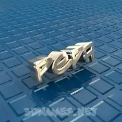 pepa in Blue Bling style - 3D name wallpaper