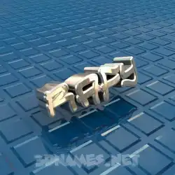 rafy in Blue Bling style - 3D name wallpaper