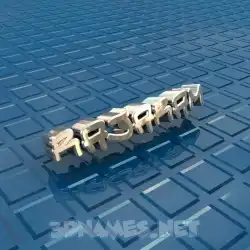 rajaram in Blue Bling style - 3D name wallpaper