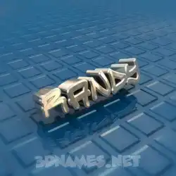 randy in Blue Bling style - 3D name wallpaper