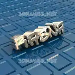 rasna in Blue Bling style - 3D name wallpaper