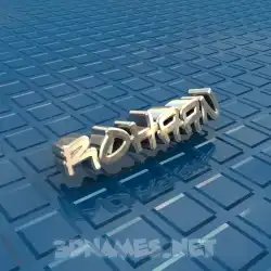 rohaan in Blue Bling style - 3D name wallpaper