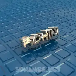 rohini in Blue Bling style - 3D name wallpaper