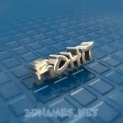 rohit in Blue Bling style - 3D name wallpaper