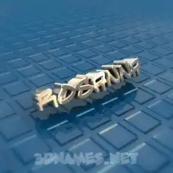 rosanna in Blue Bling style - 3D name wallpaper