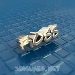ross in Blue Bling style - 3D name wallpaper