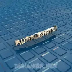 rukkuswatish in Blue Bling style - 3D name wallpaper