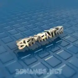 samantha in Blue Bling style - 3D name wallpaper