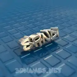 sandi in Blue Bling style - 3D name wallpaper