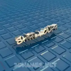 shalloufa in Blue Bling style - 3D name wallpaper