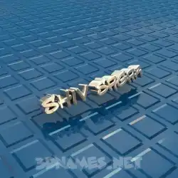 shiv sagar in Blue Bling style - 3D name wallpaper