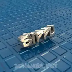 sippu in Blue Bling style - 3D name wallpaper