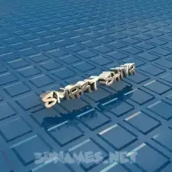 smart shiva in Blue Bling style - 3D name wallpaper