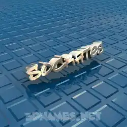 socrates in Blue Bling style - 3D name wallpaper