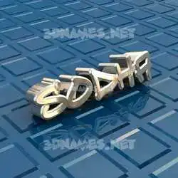sodha in Blue Bling style - 3D name wallpaper