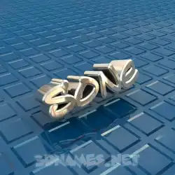 sone in Blue Bling style - 3D name wallpaper