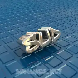 sud in Blue Bling style - 3D name wallpaper