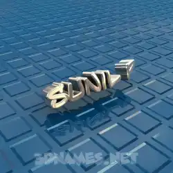 sunil p in Blue Bling style - 3D name wallpaper
