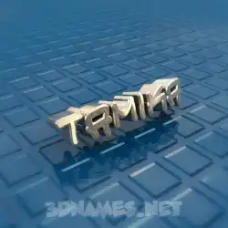 tamika in Blue Bling style - 3D name wallpaper