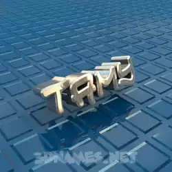 tamy in Blue Bling style - 3D name wallpaper