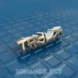 taylor in Blue Bling style - 3D name wallpaper