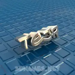teja in Blue Bling style - 3D name wallpaper