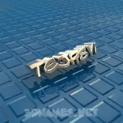 tejasvi in Blue Bling style - 3D name wallpaper