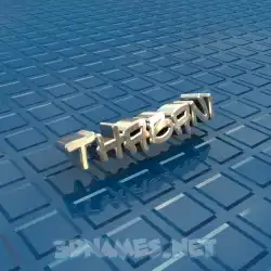 thabani in Blue Bling style - 3D name wallpaper