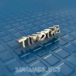 timothy in Blue Bling style - 3D name wallpaper