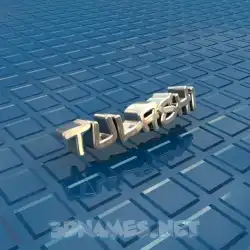 tulashi in Blue Bling style - 3D name wallpaper