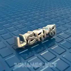 usama in Blue Bling style - 3D name wallpaper