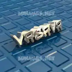 vasava in Blue Bling style - 3D name wallpaper