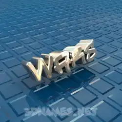 wars in Blue Bling style - 3D name wallpaper