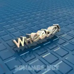 wheeden in Blue Bling style - 3D name wallpaper