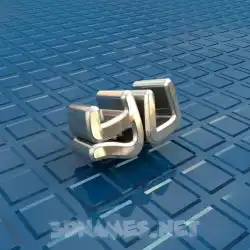 yu in Blue Bling style - 3D name wallpaper