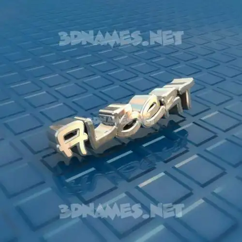 albert in Blue Bling style - 3D name wallpaper