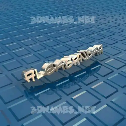 aleksandra in Blue Bling style - 3D name wallpaper