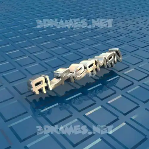alreaman in Blue Bling style - 3D name wallpaper alreaman in Blue Bling style - 3D name wallpaper