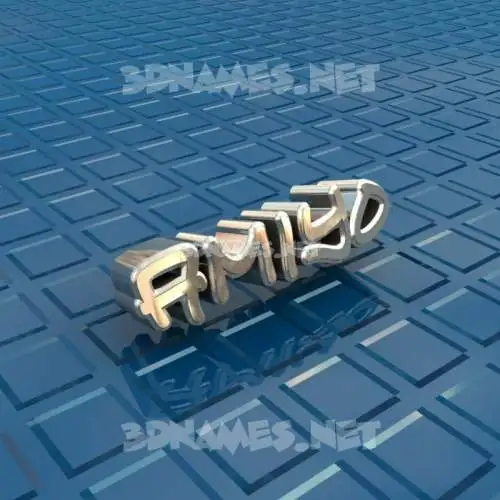 amiyo in Blue Bling style - 3D name wallpaper