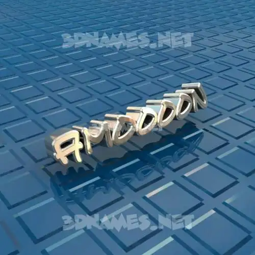 amoooon in Blue Bling style - 3D name wallpaper