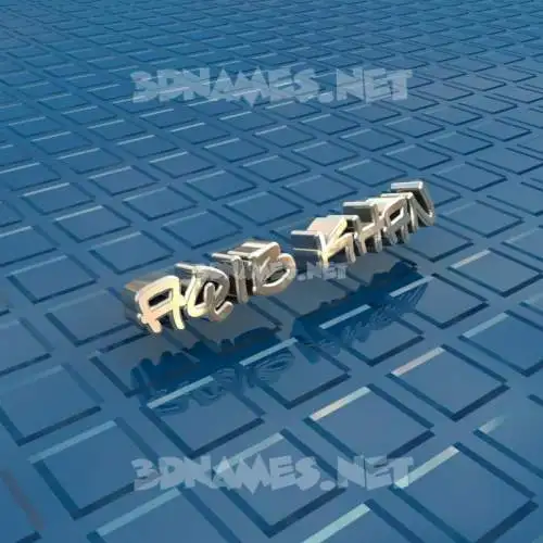 aqib khan in Blue Bling style - 3D name wallpaper