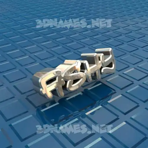 ashy in Blue Bling style - 3D name wallpaper