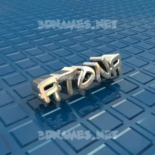 atona in Blue Bling style - 3D name wallpaper atona in Blue Bling style - 3D name wallpaper