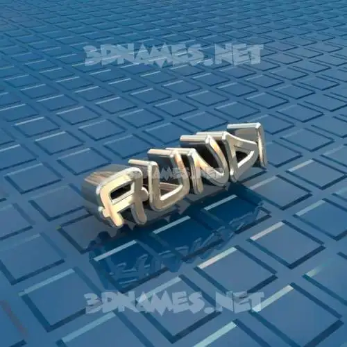 aundi in Blue Bling style - 3D name wallpaper