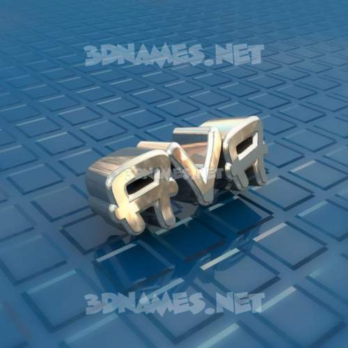 Preview of Blue Bling 3D name for "ava"